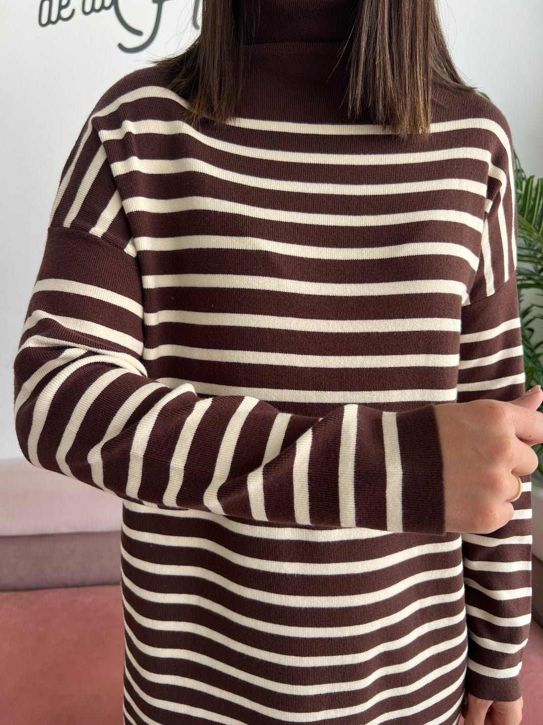 Vestido Maite marrón