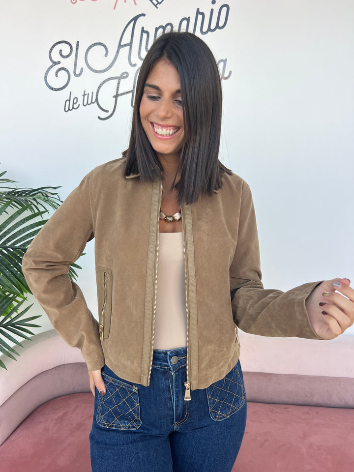Chaqueta Sonia caqui