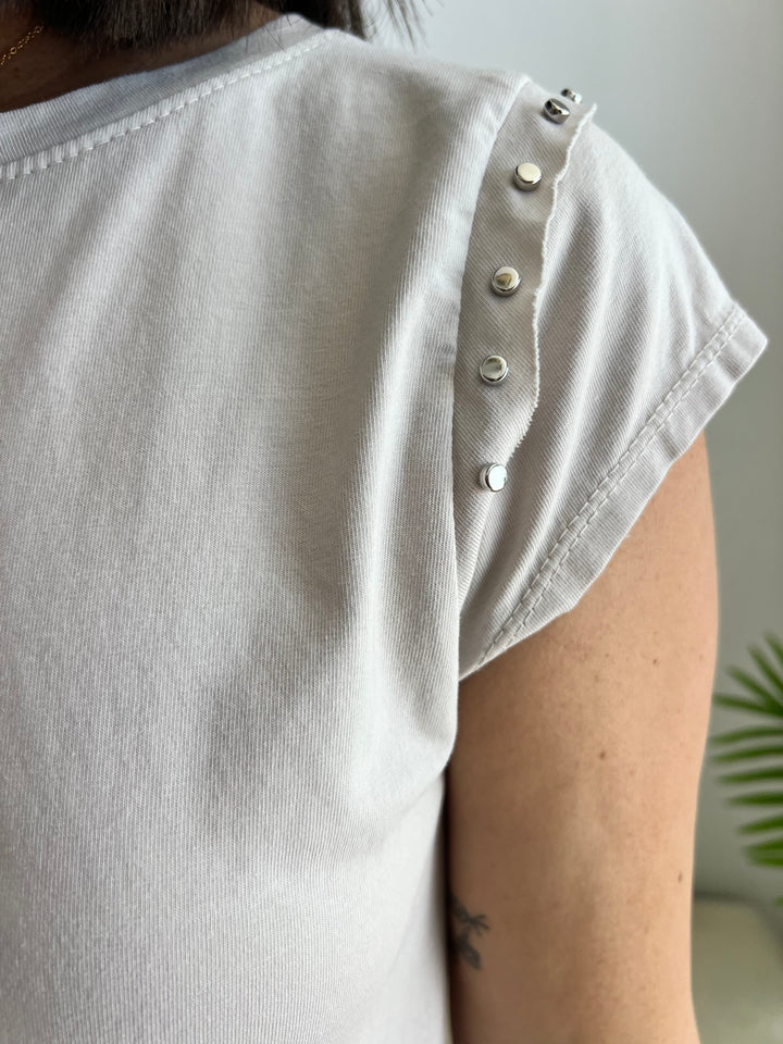 Camiseta Berta beige