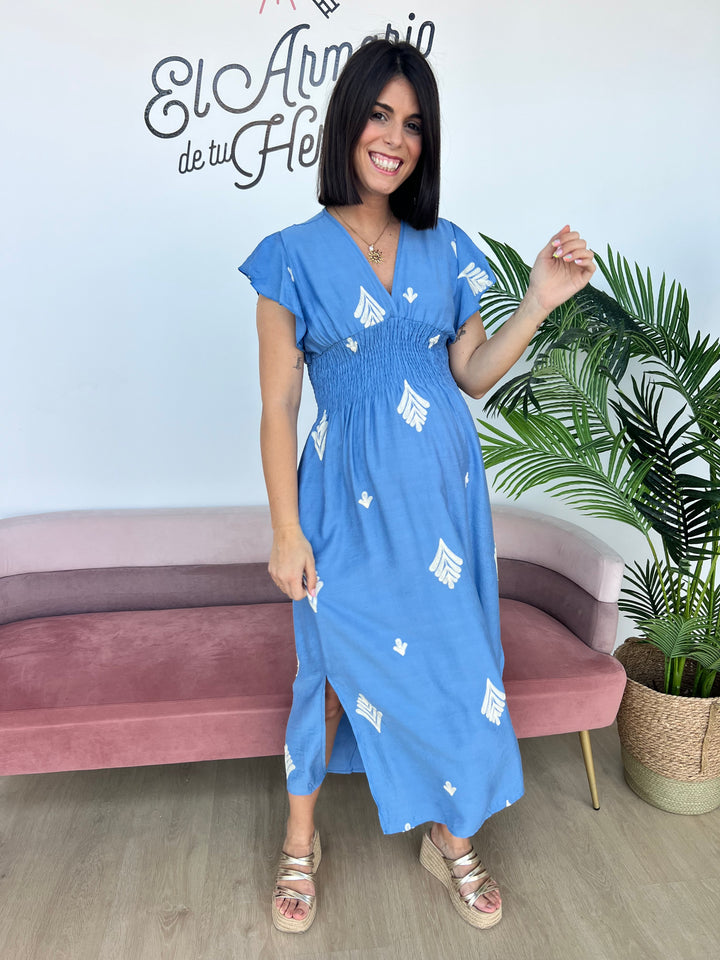 Vestido Iratxe azul
