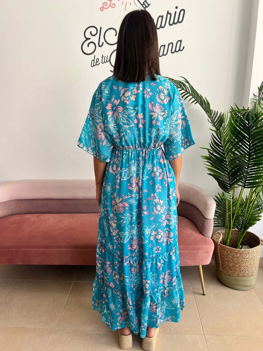 Vestido Jaione azul