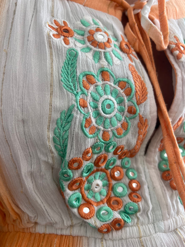 Vestido Manacor mandarina