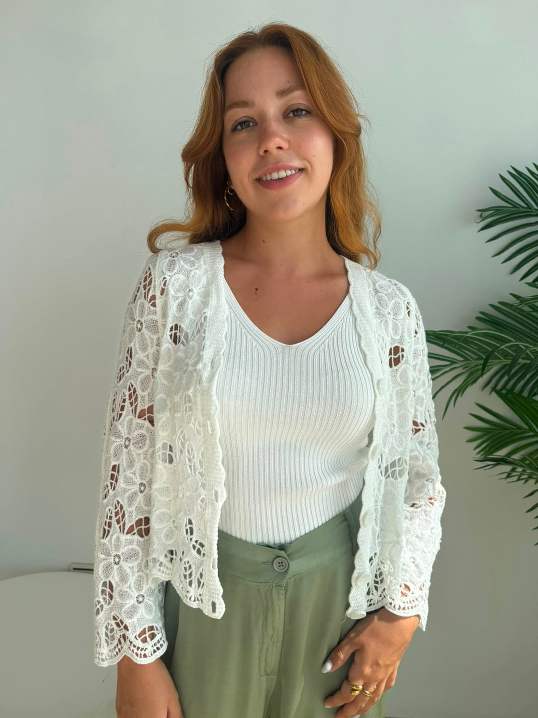 Chaqueta Álex blanca