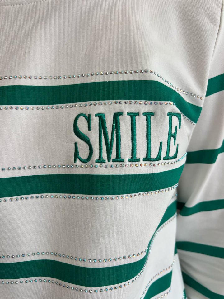 Sudadera Smile verde