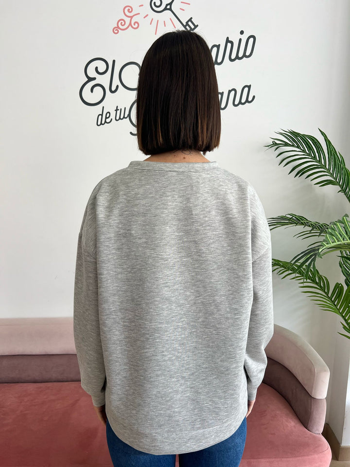 Sudadera Osito gris