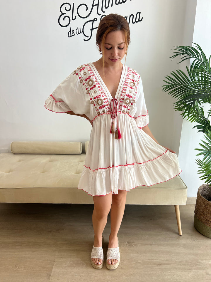 Vestido Sharon fucsia