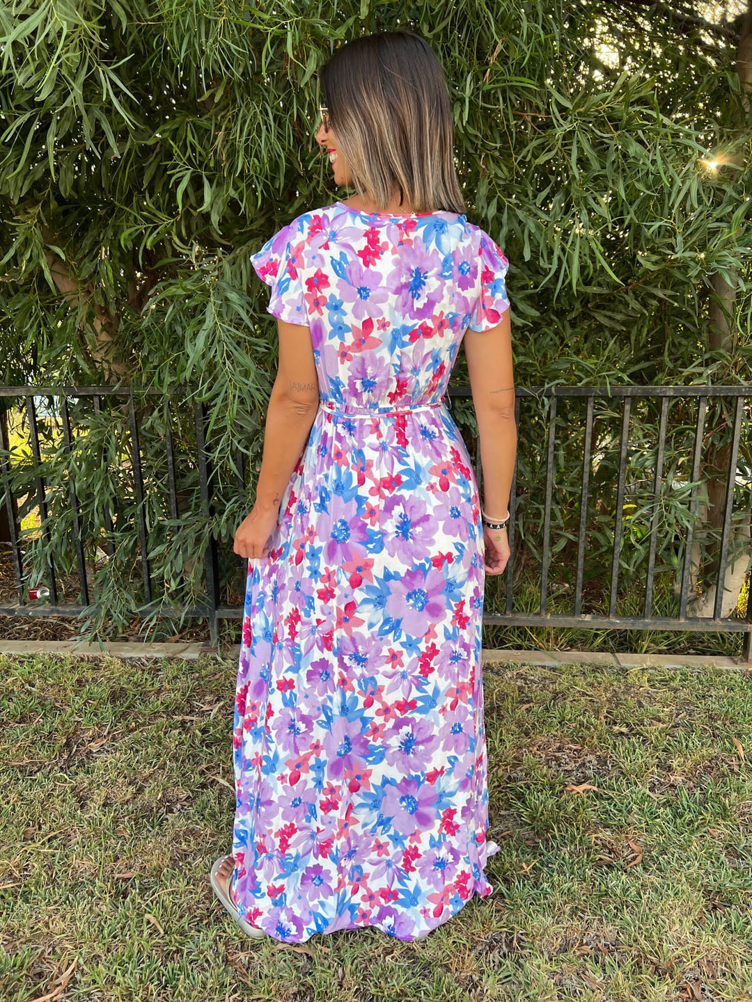 Vestido Virginia malva