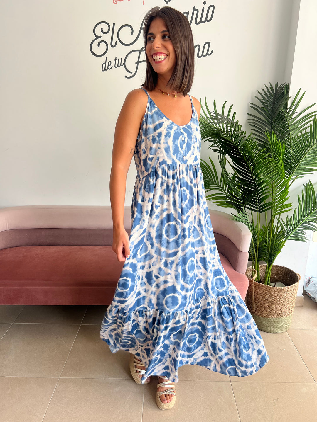 Vestido Judith azul