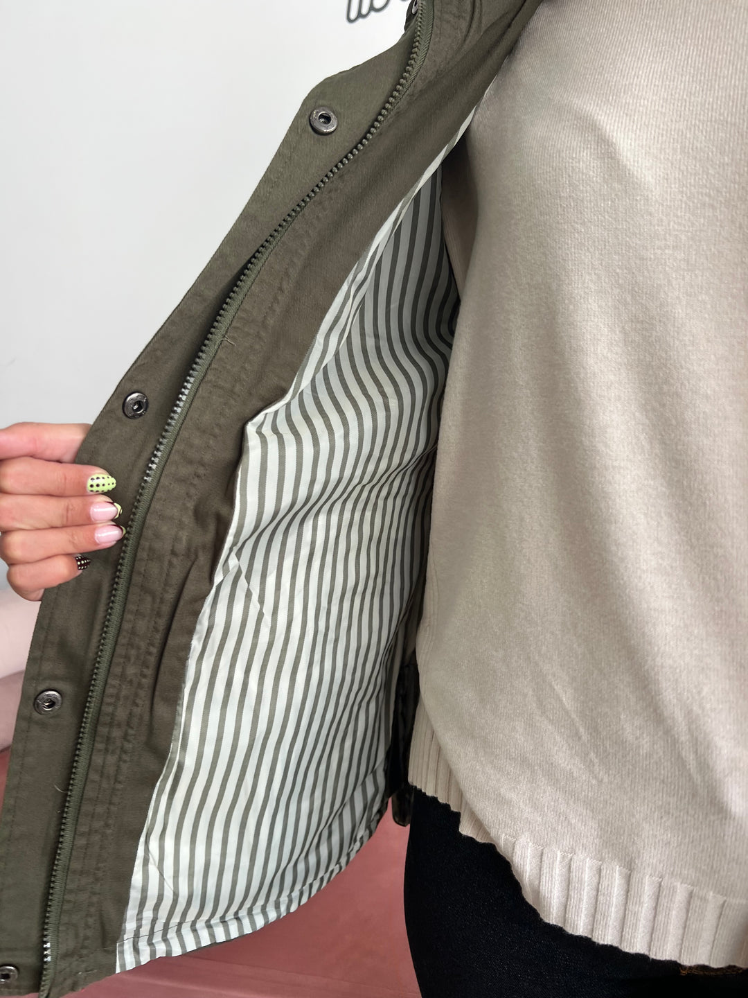 Chaqueta Victoria verde