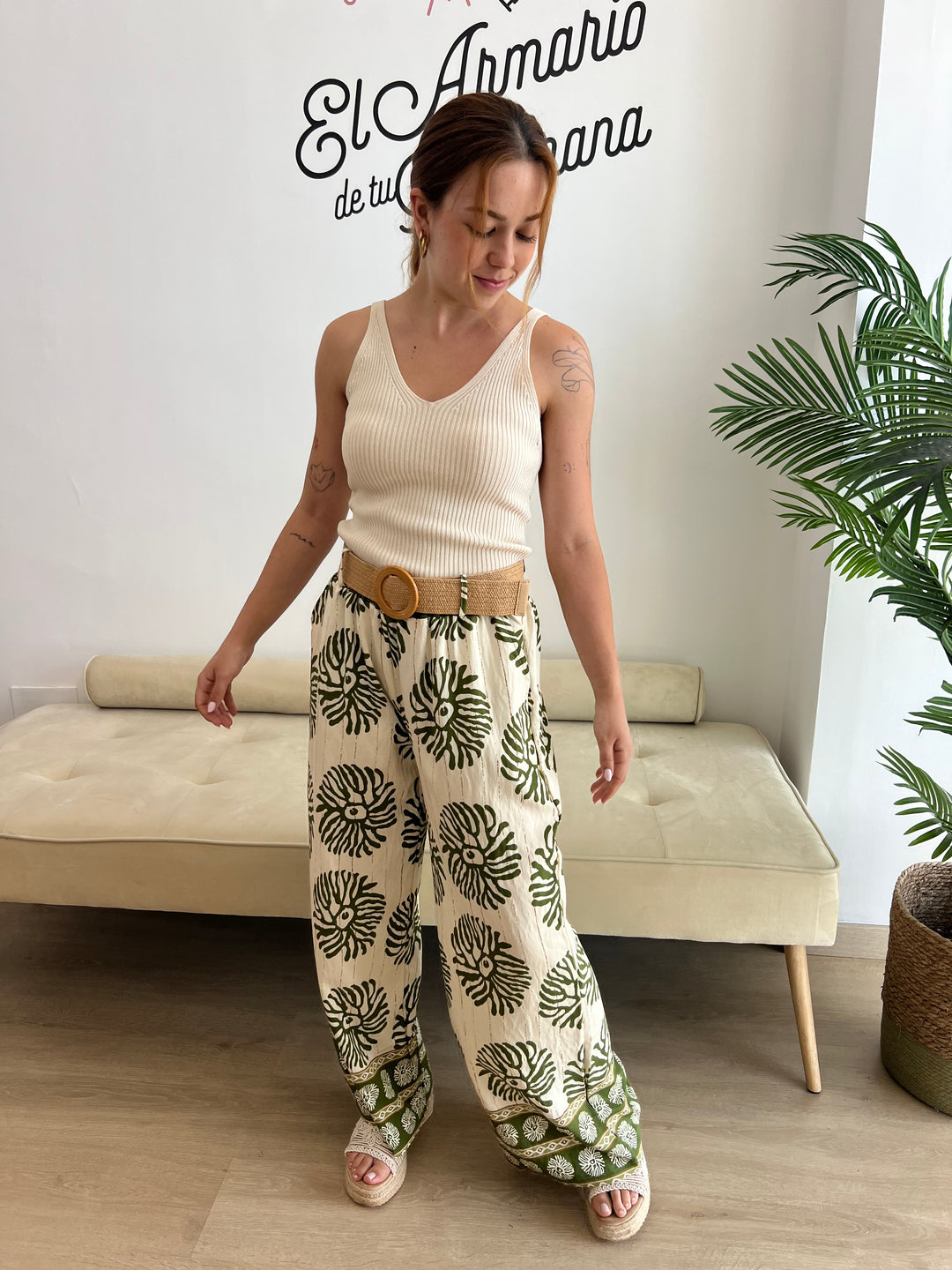 Pantalón Hana verde