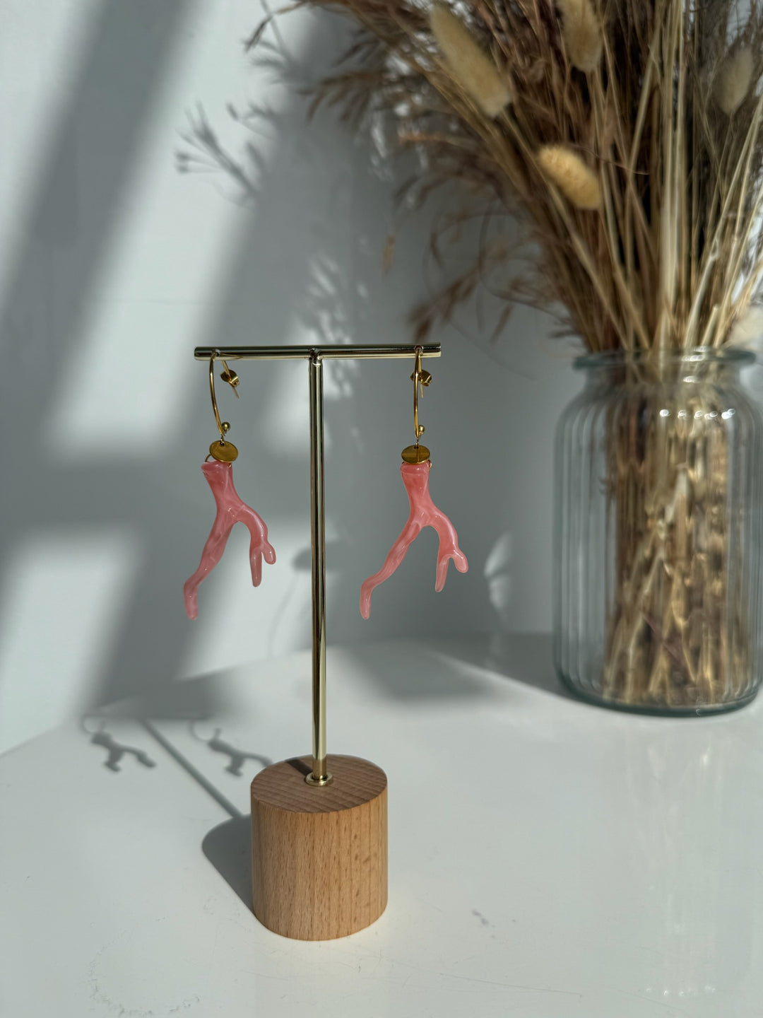 Pendientes Coral (acero)