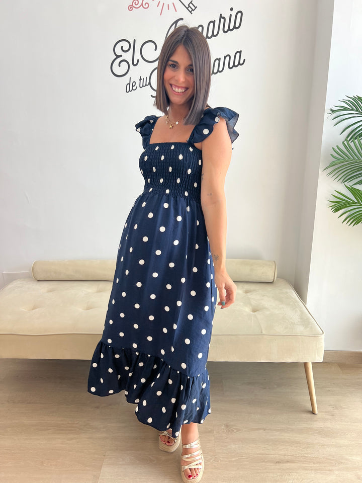 Vestido Marisol azul marino