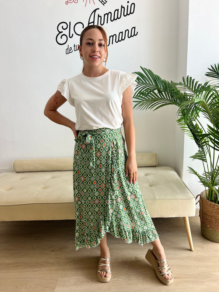 Falda Daniela verde