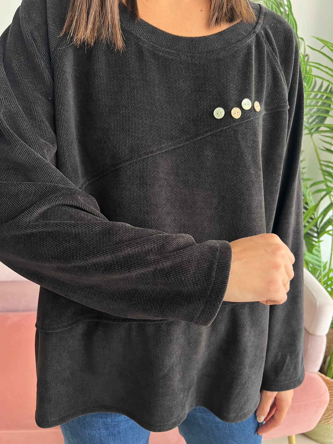 Sudadera Charly negro