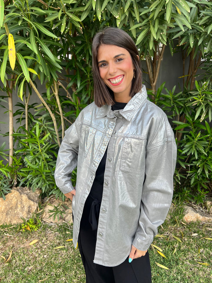 Chaqueta Arantzazu plata
