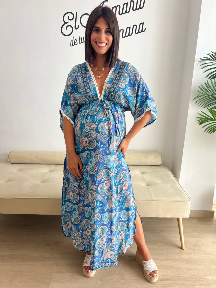Vestido Tatiana Indio azul