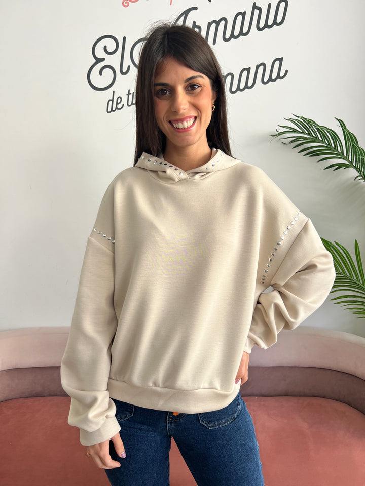 Sudadera Chiara beige