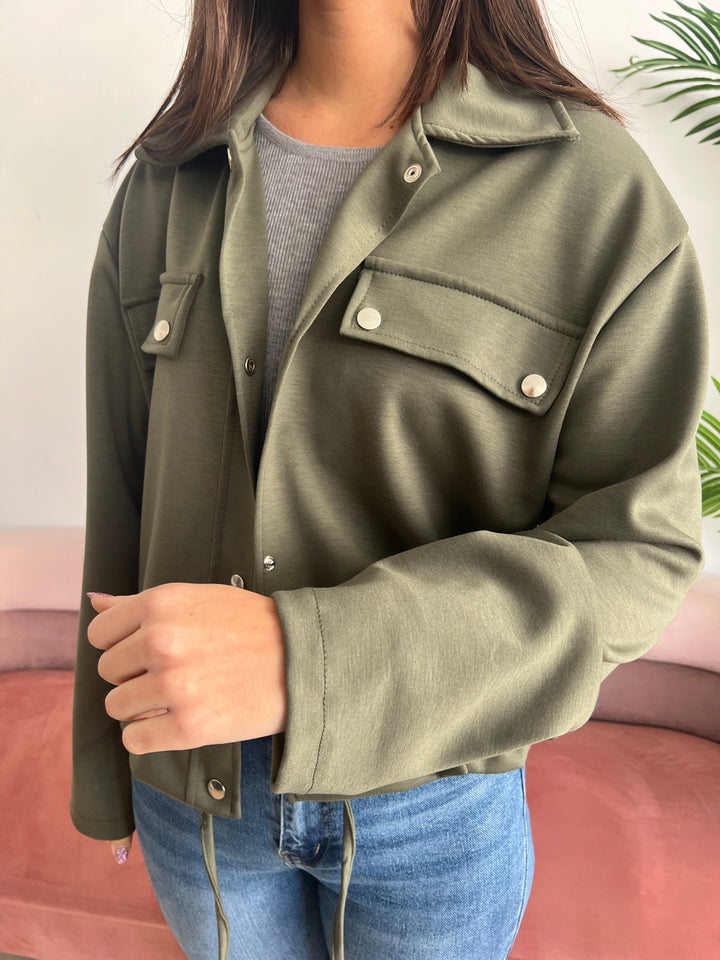 Chaqueta Carlín verde militar