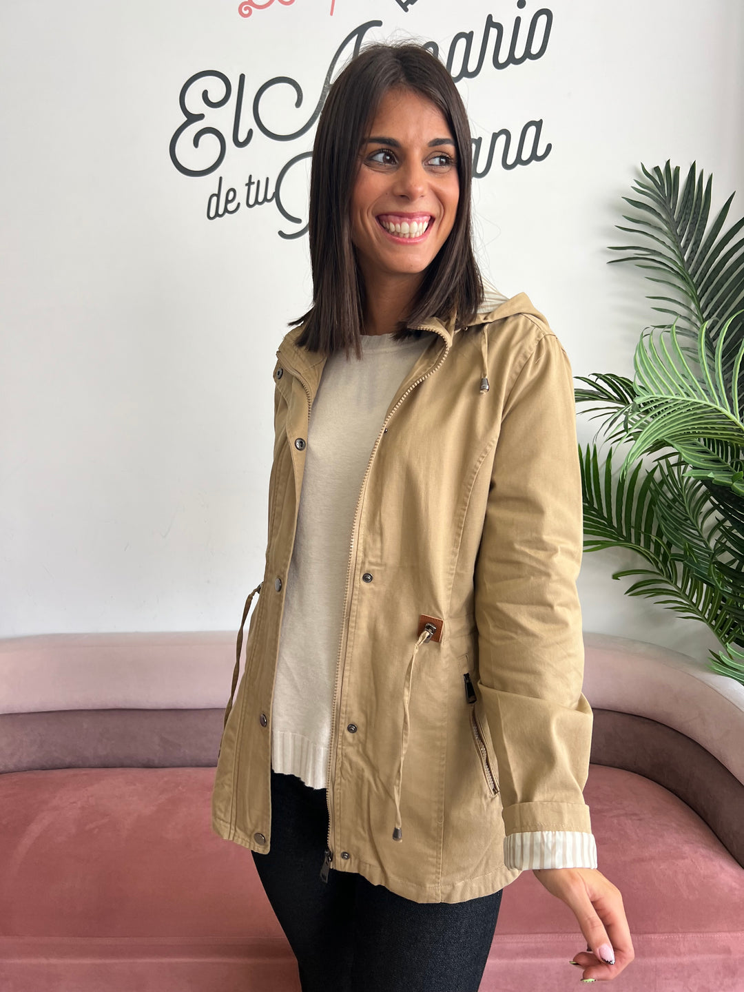 Chaqueta Victoria camel