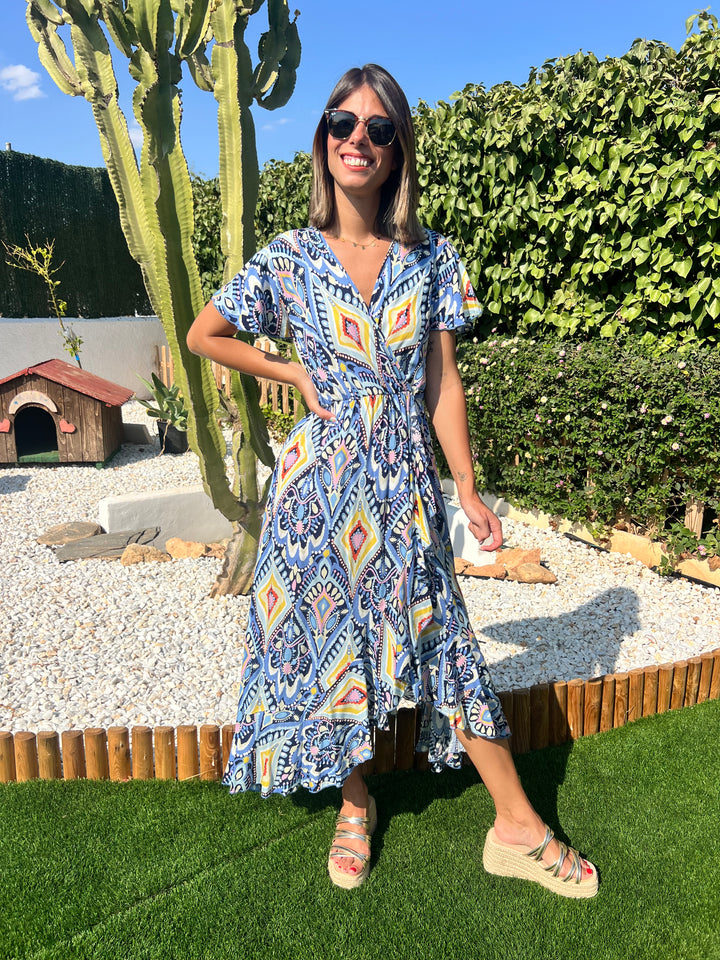 Vestido Adina azul