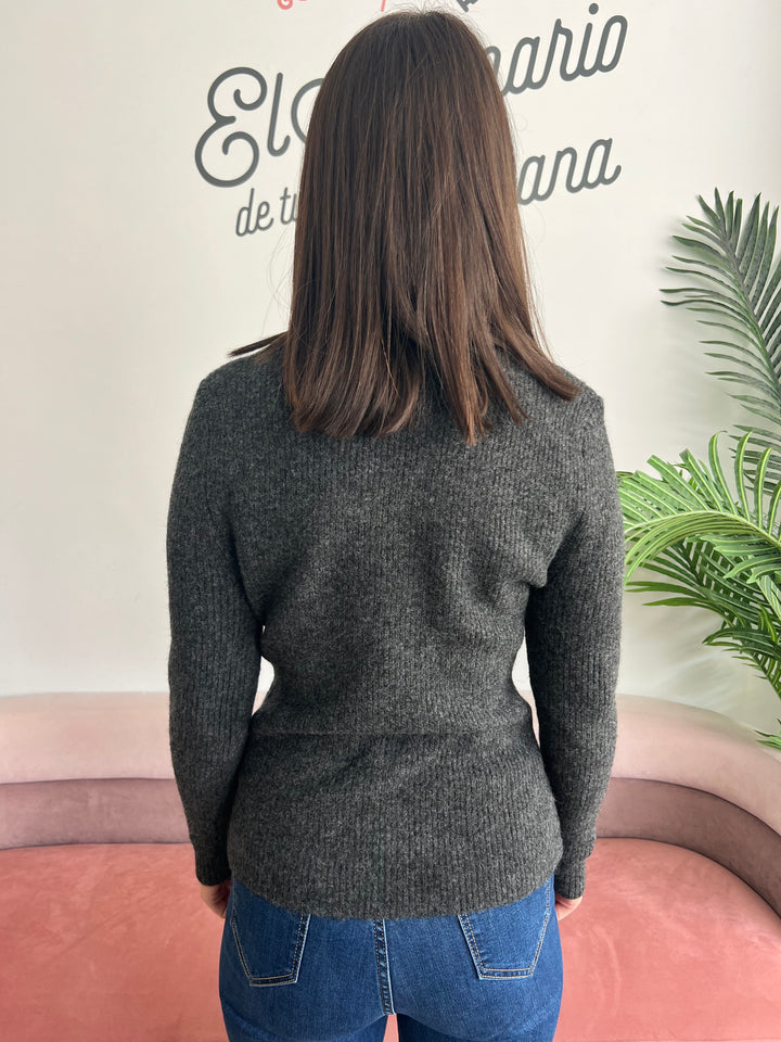 Jersey Lidia gris oscuro