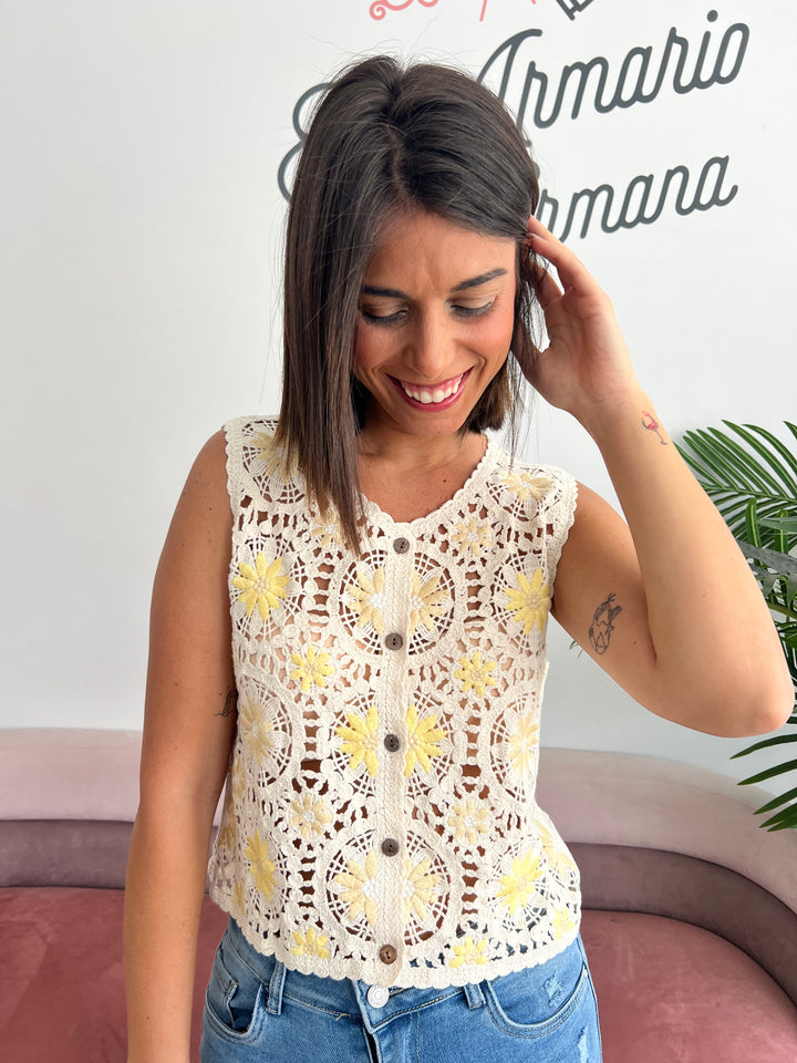 Chaleco Clara amarillo
