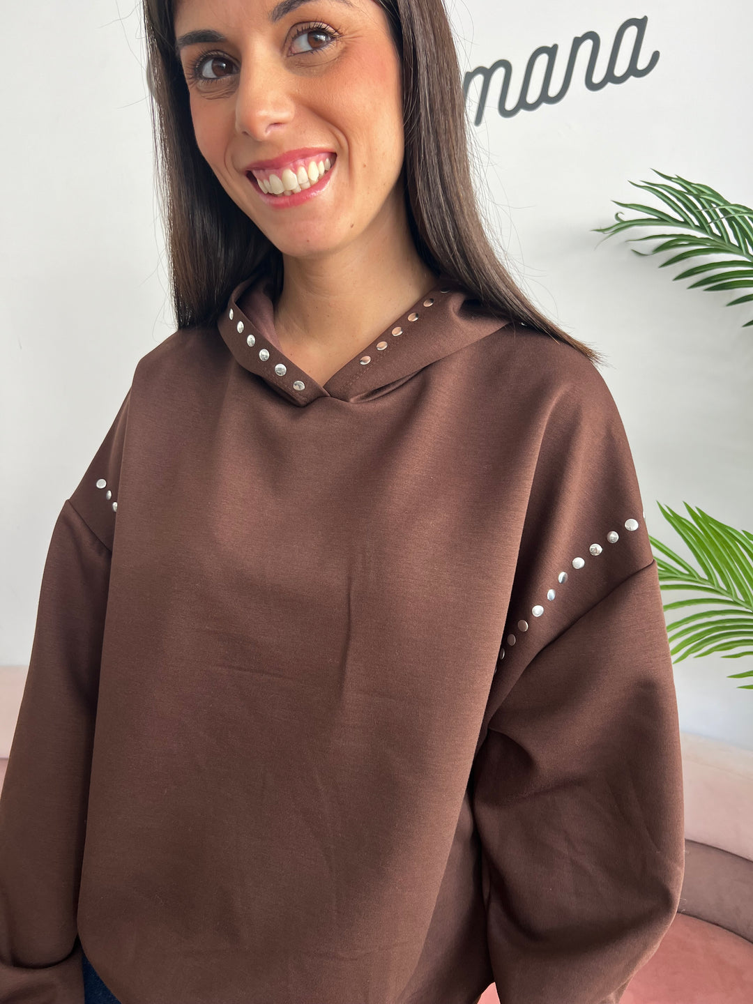 Sudadera Chiara marrón