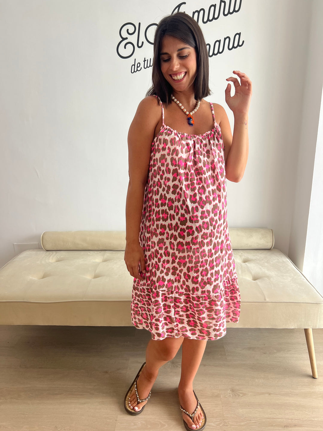 Vestido Valery marrón