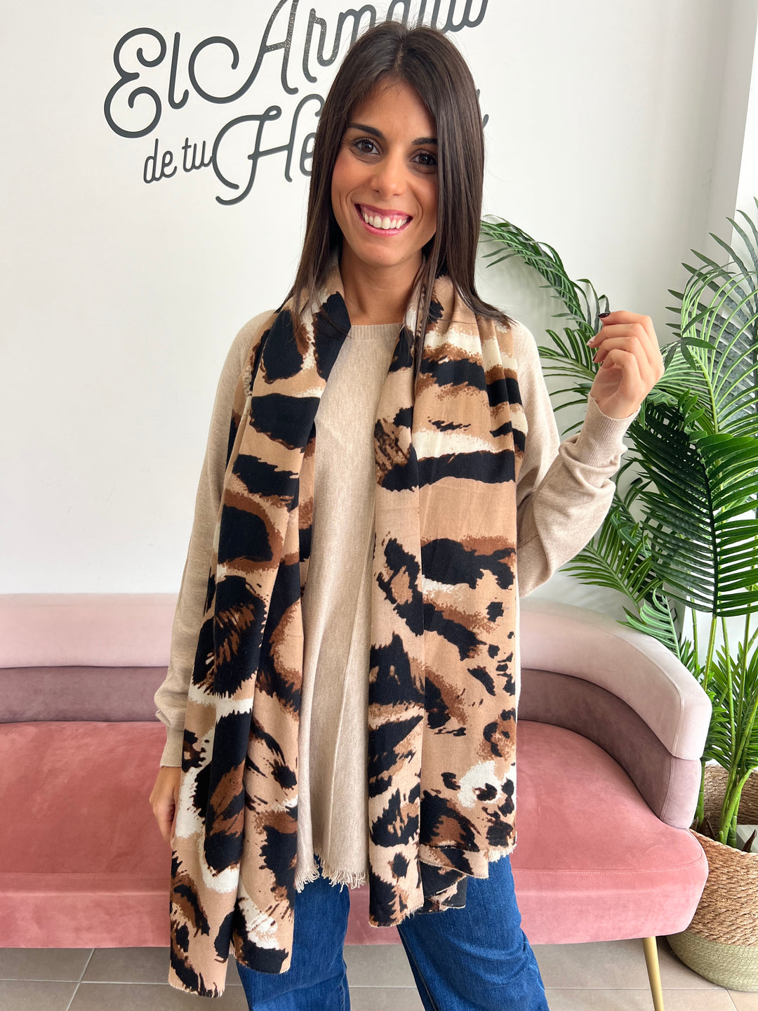 Bufanda Yolanda camel