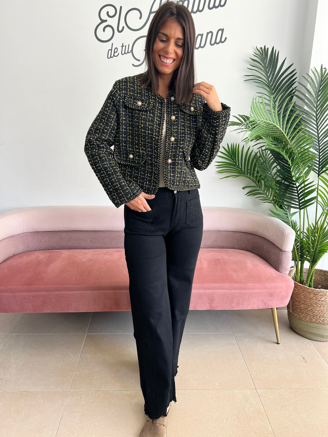 Pantalón Yurena negro