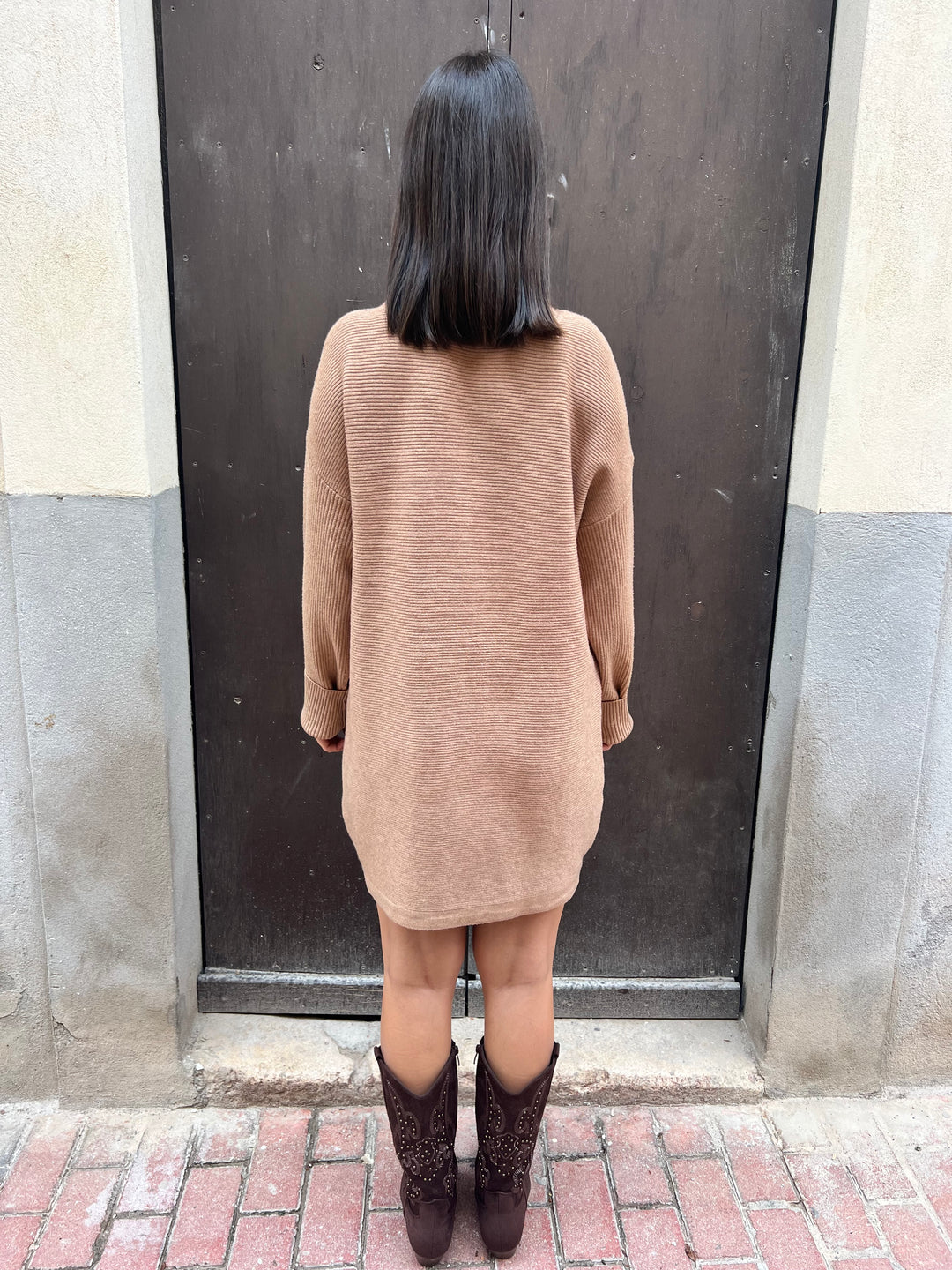 Vestido Matilda camel
