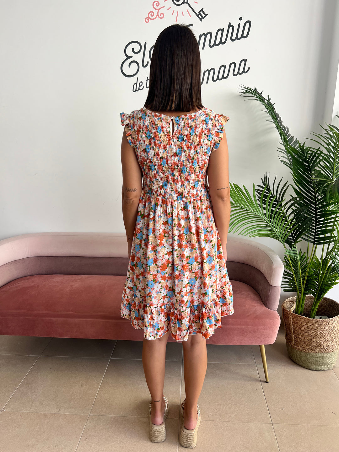 Vestido Amanda coral