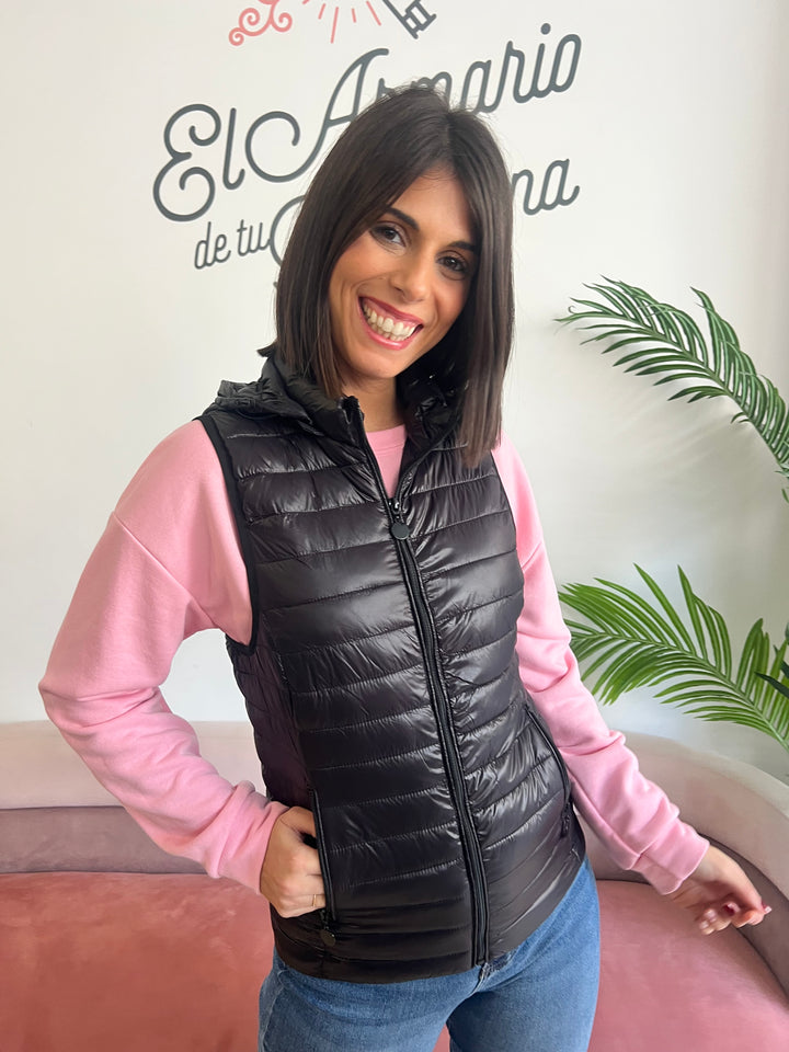 Chaleco Mónica negro