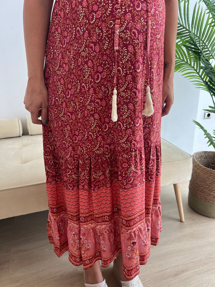 Vestido Lucrecia teja