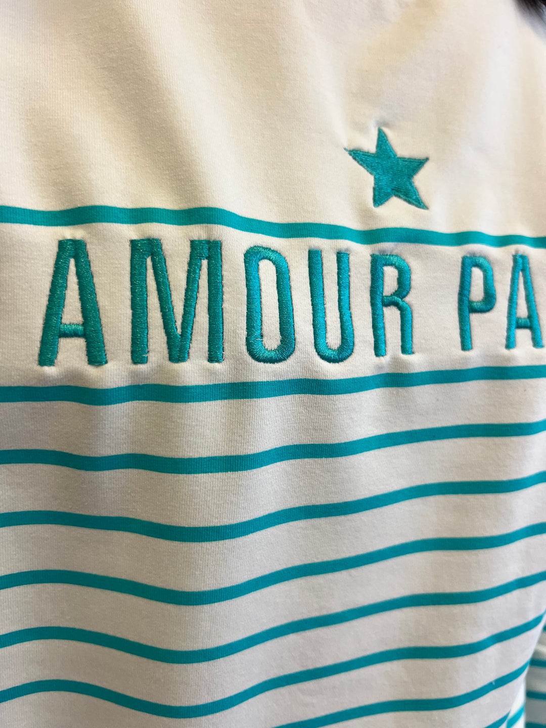 Sudadera Helen turquesa