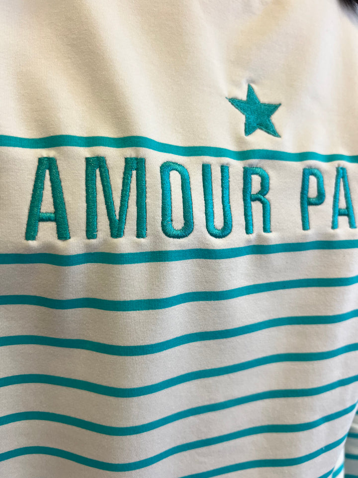 Sudadera Helen turquesa