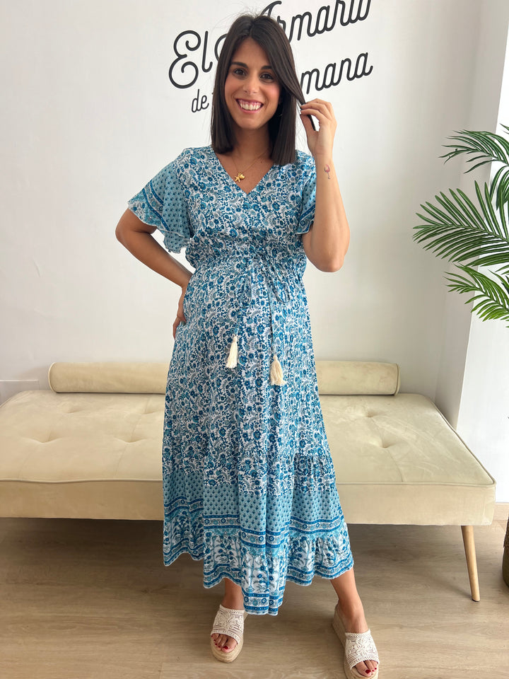 Vestido Lucrecia azul