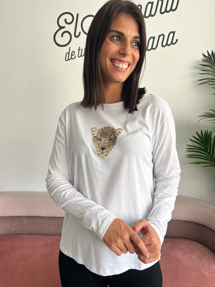 Camiseta Tigre blanco