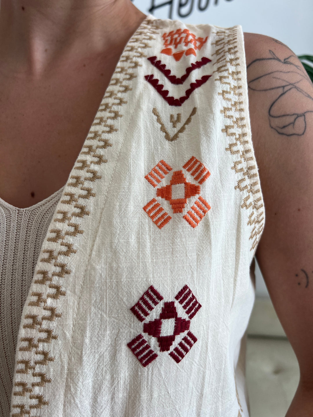 Chaleco Angy beige