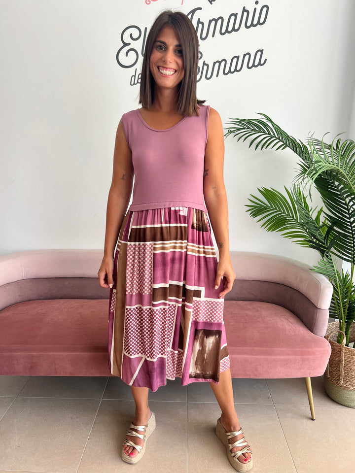 Vestido Inés rosa