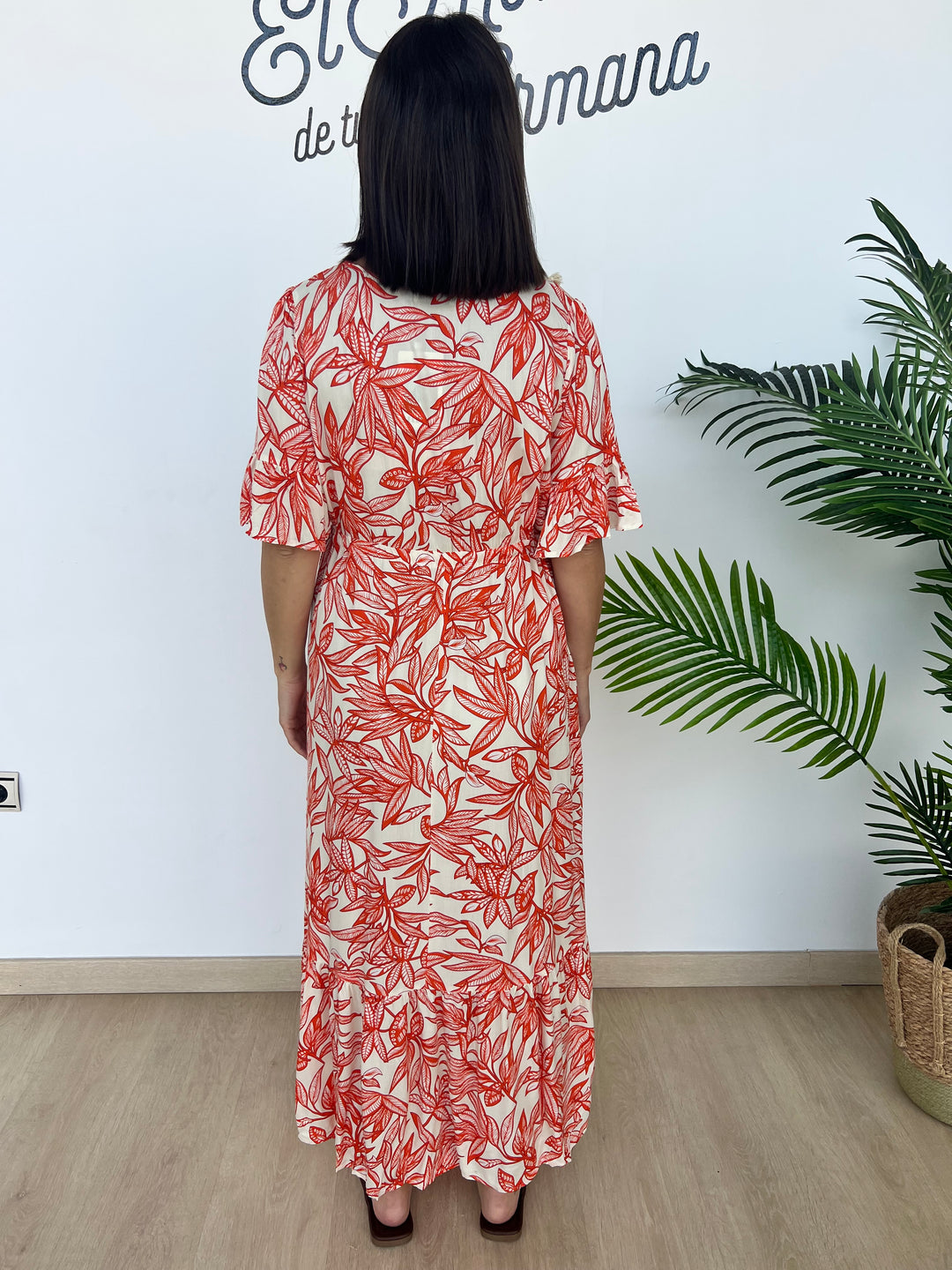 Vestido Sofía naranja