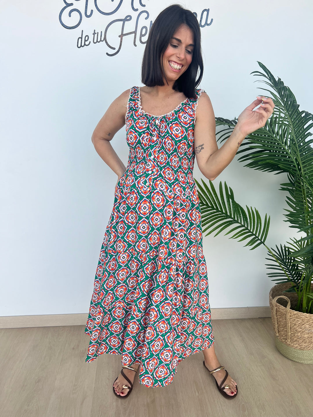 Vestido Noah verde
