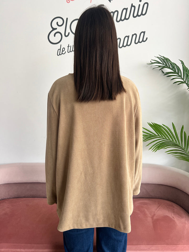 Chaqueta Mamen beige oscuro