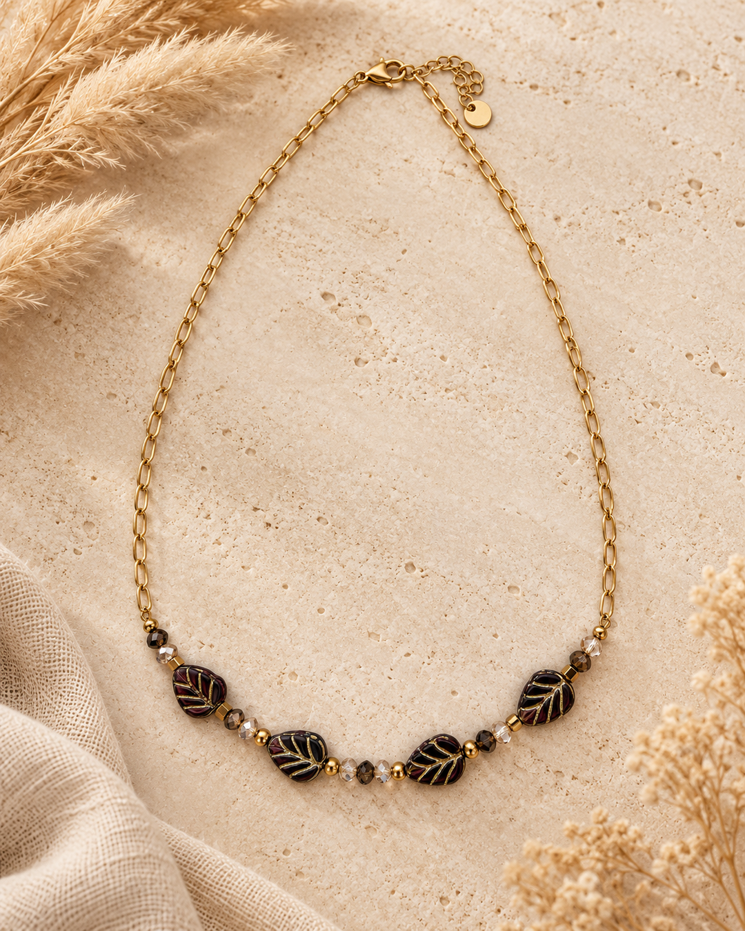 Collar Hojas (acero)