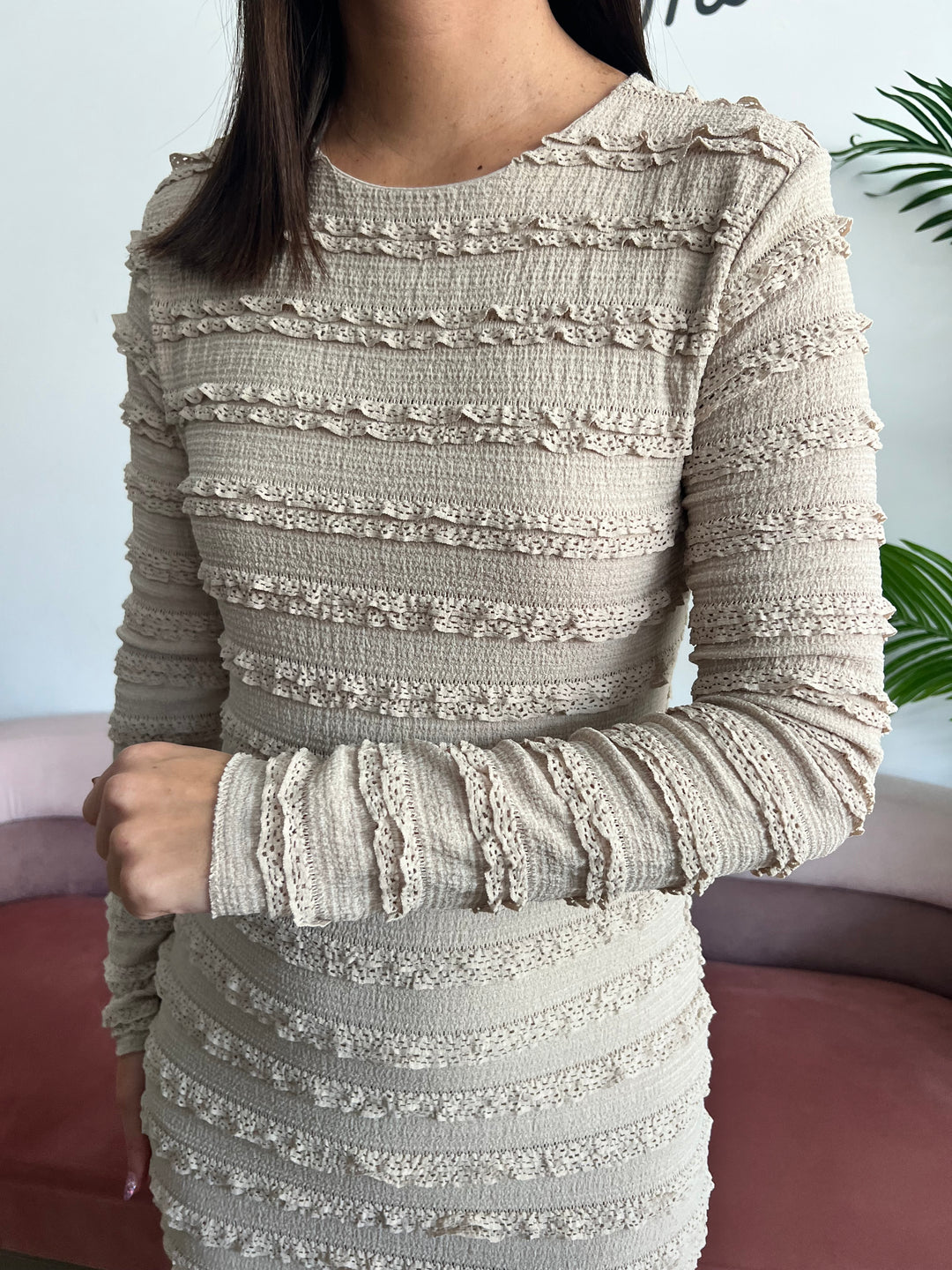 Vestido Margot beige