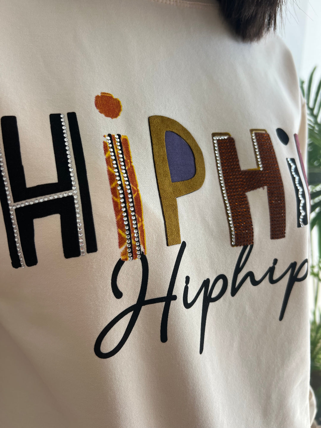 Sudadera Hip Hip beige