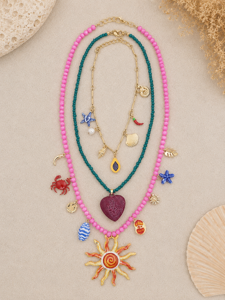 Pack Collar Polinesia (no acero)