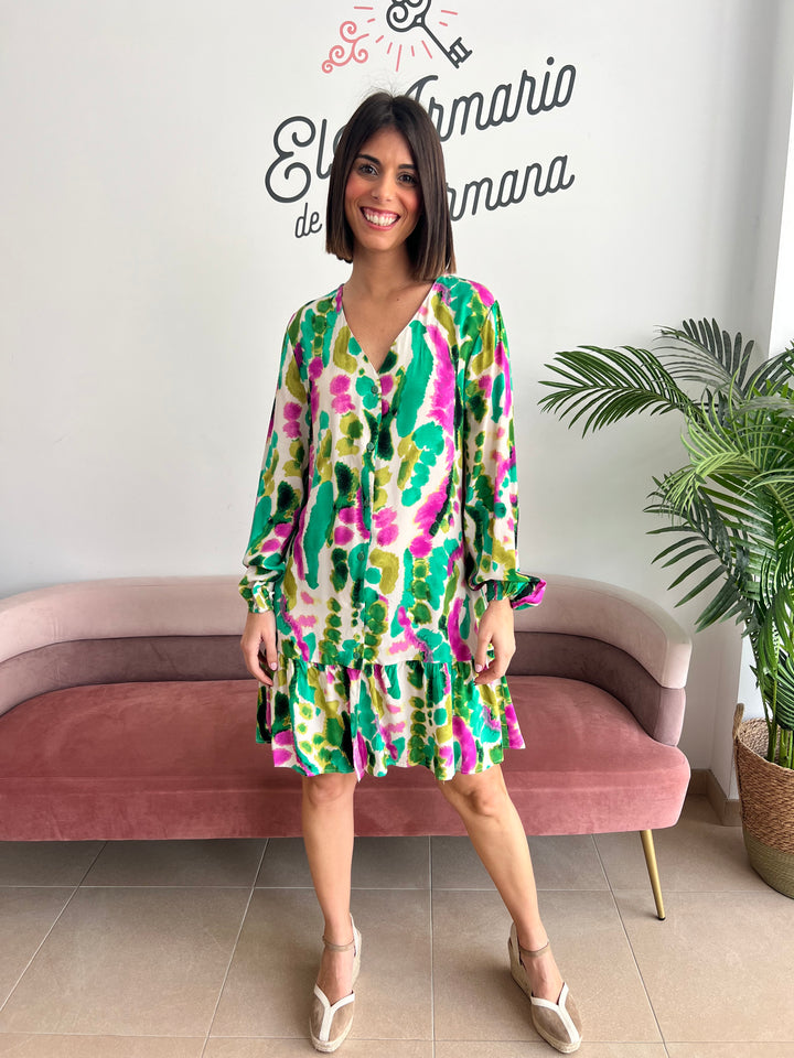 Vestido Abba verde