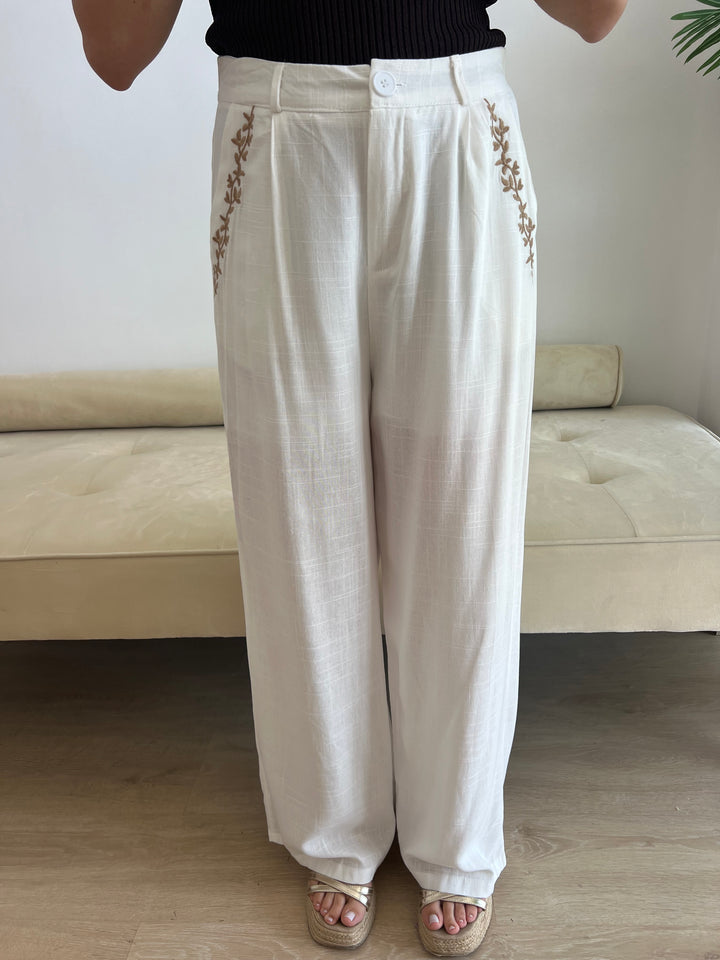Conjunto Michell blanco roto