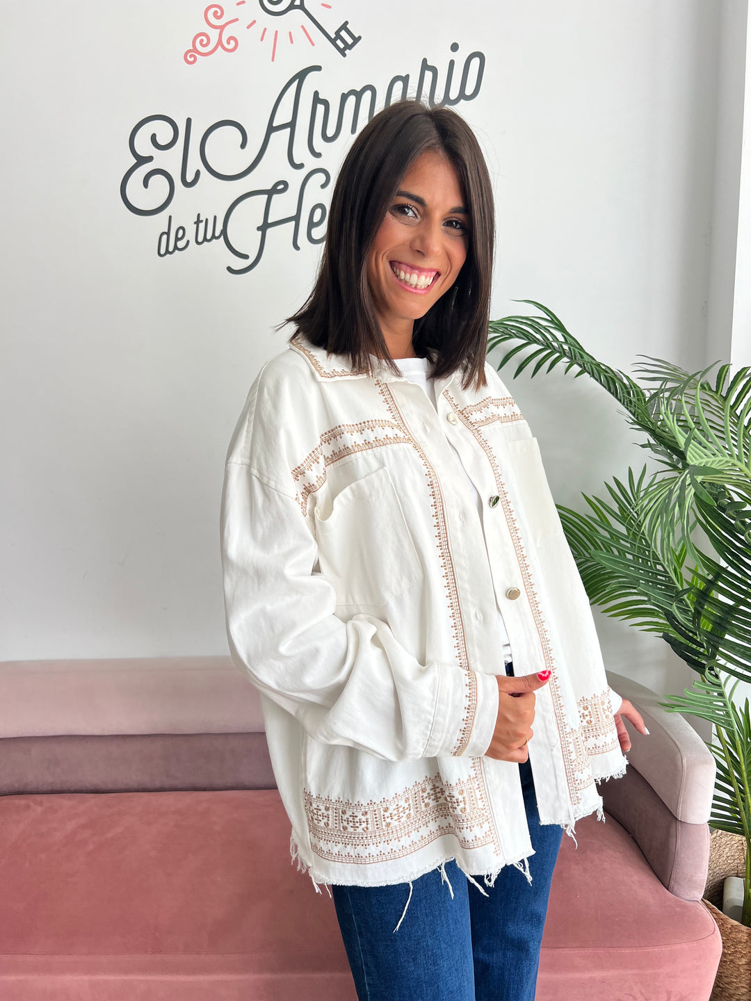 Chaqueta Andrea camel